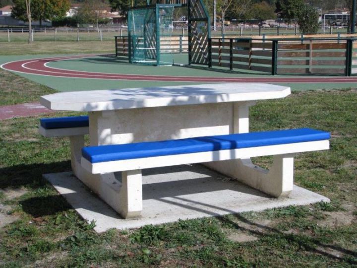 Table pique-nique Bellano PMR avec option coussins